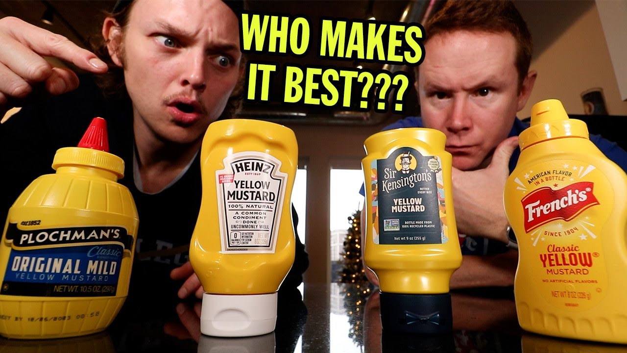 Finding The Best Grocery Store Yellow Mustard | Blind Taste Test