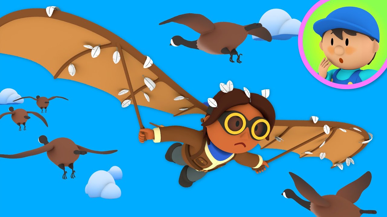 A Flying Machine gets squeaky clean at the Car Wash | Cartoon for Kids