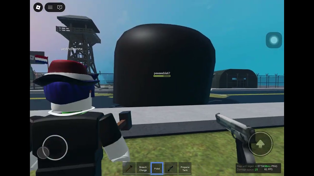 The vr and player fight