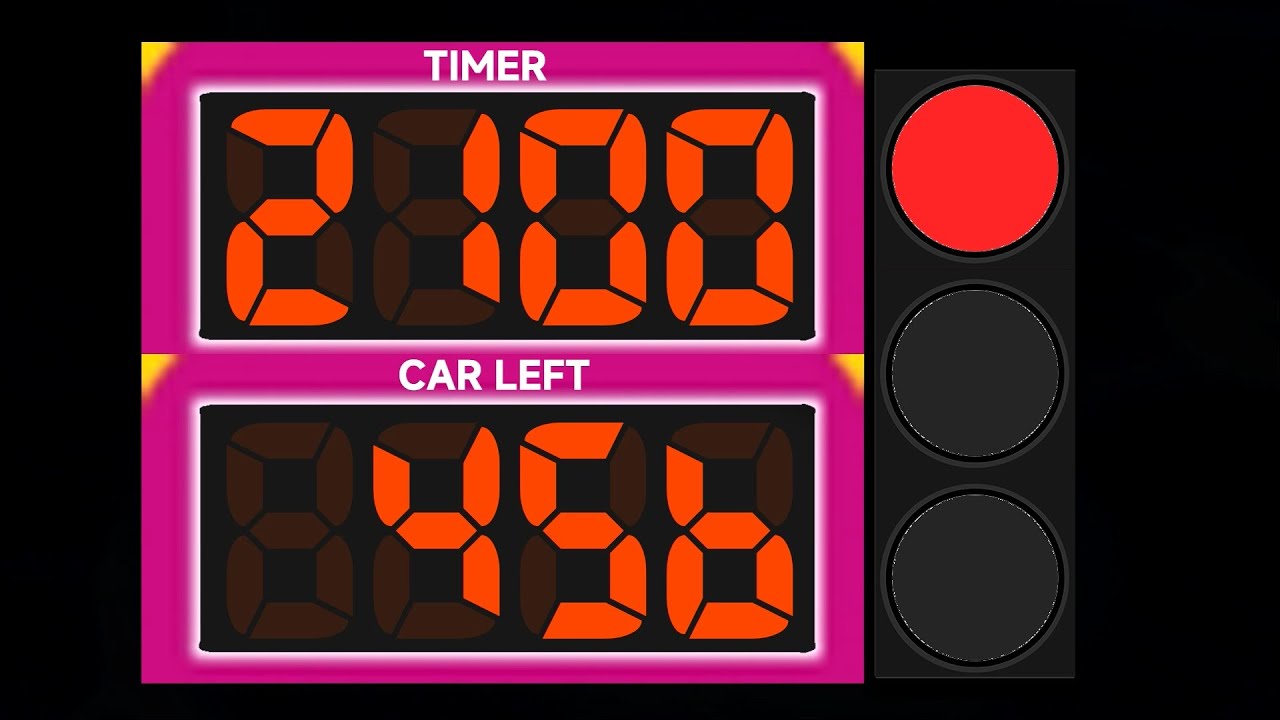 BCG 35 Minutes Countdown (Squid Game 456 Car/Players with LED Light) Squid Game Sound Effect