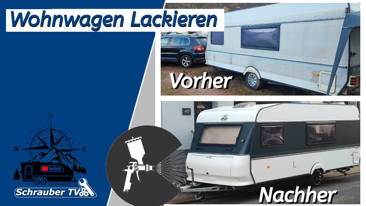 Wohnwagen lackieren / Wohnwagen Projekt #6