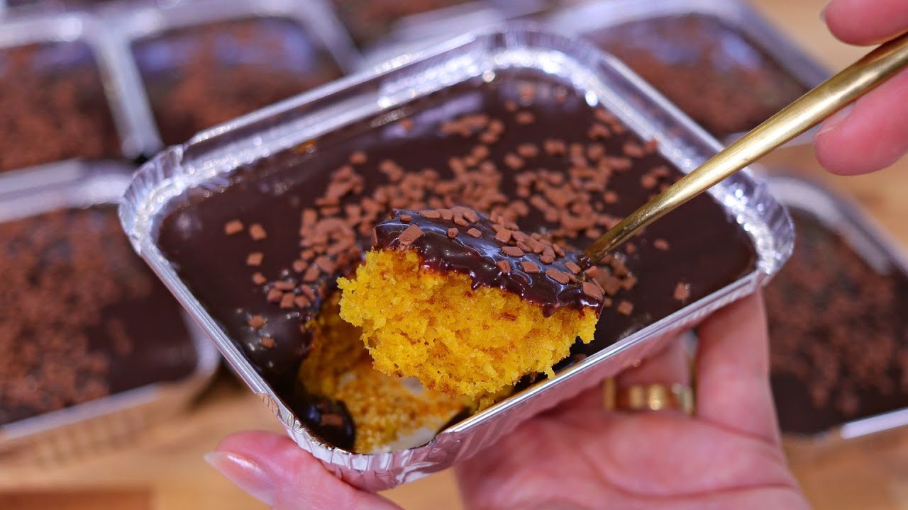 FA&Ccedil;A E VENDA - BOLO DE CENOURA NA MARMITA | SUPER FOFINHO E DELICIOSO
