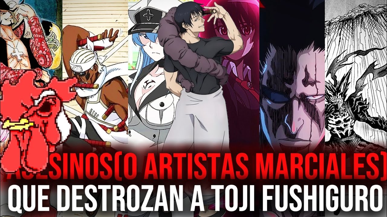 ¿QUÉ TAN FUERTE ES TOJI FUSHIGURO?+(Personajes que lo derrotan) #anime 