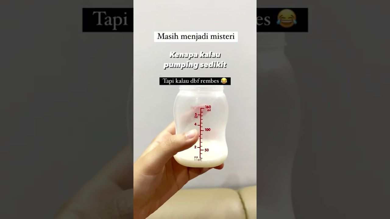Kenapa ya kalau pumping sedikit, kalau dbf rembes? #menyusui