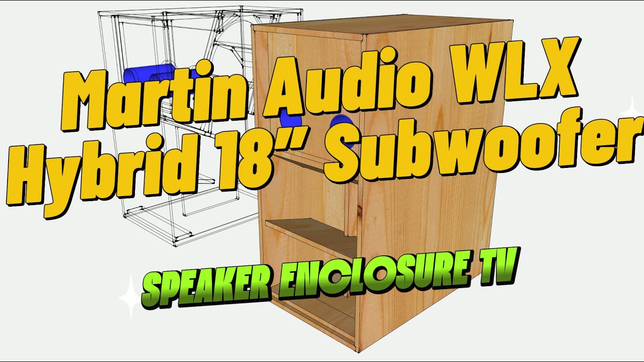 Martin Audio WLX Hybrid 18″ Subwoofer | SketchUp 3D Modeling
