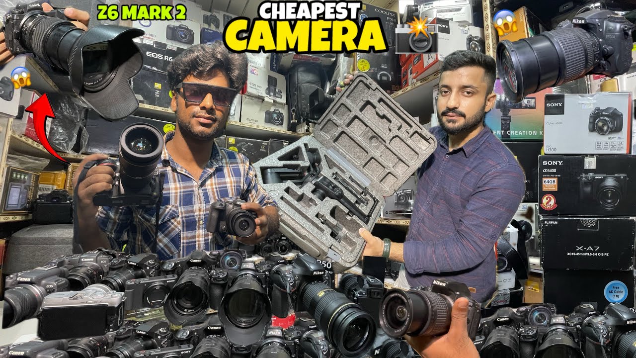 Camera Market 2025 📸 I DSLR I GoPro I Dji Gimbal I Vlogging Camera I Movie Shoot🎥Camera I 4K Camera