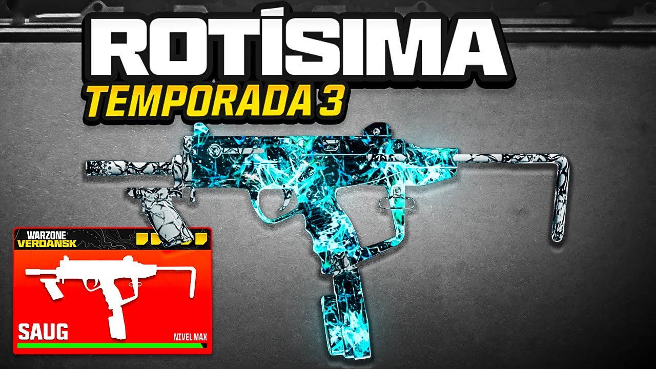 *TODOS LA USAN* el SUBFUSIL m&aacute;s ROTO de WARZONE...​💥​| ​la MEJOR CLASE de la SAUG en WARZONE
