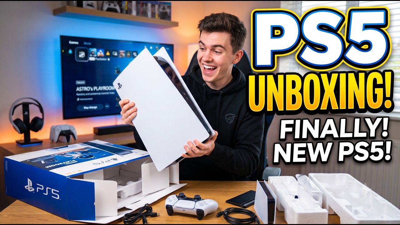 PS5 Digital Edition Unboxing | New PS5 Setup (2025)