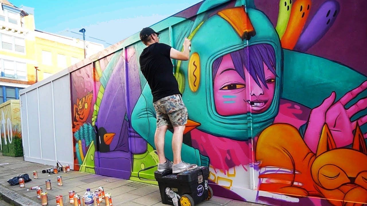 The Stressful Part of being a Traveling Mural Artist | Ten Hun Euro Tour Ep. 11