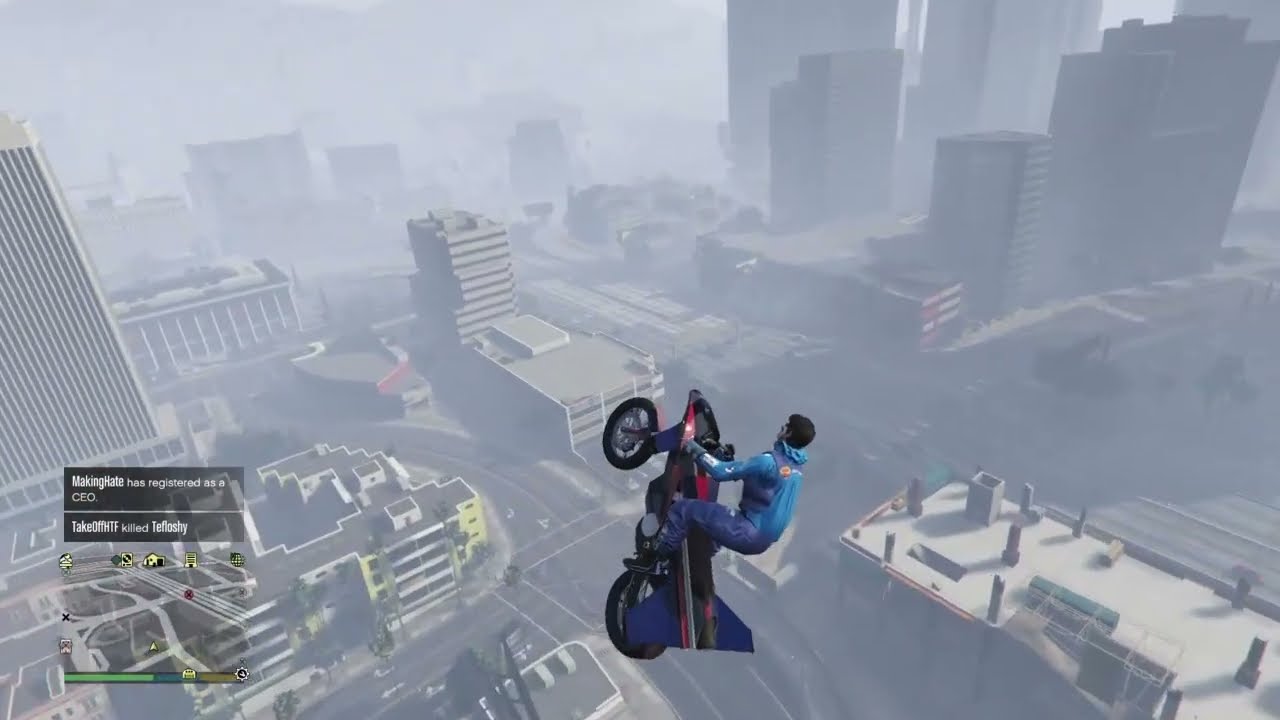 Massive Bad Sport War | Oppressor Mk 1 Vs Oppressor Mk 2s & Jets - Grand Theft Auto V Online