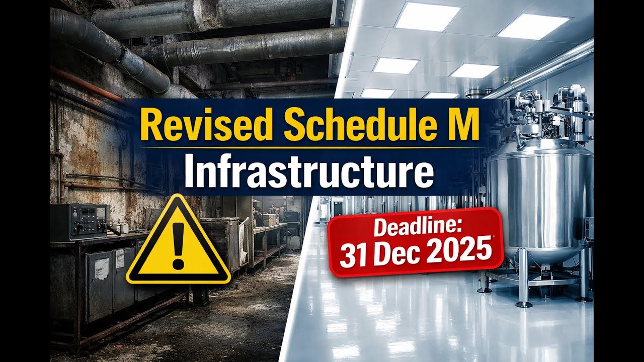 Revised Schedule M Infrastructure Changes | Pharma GMP Compliance India