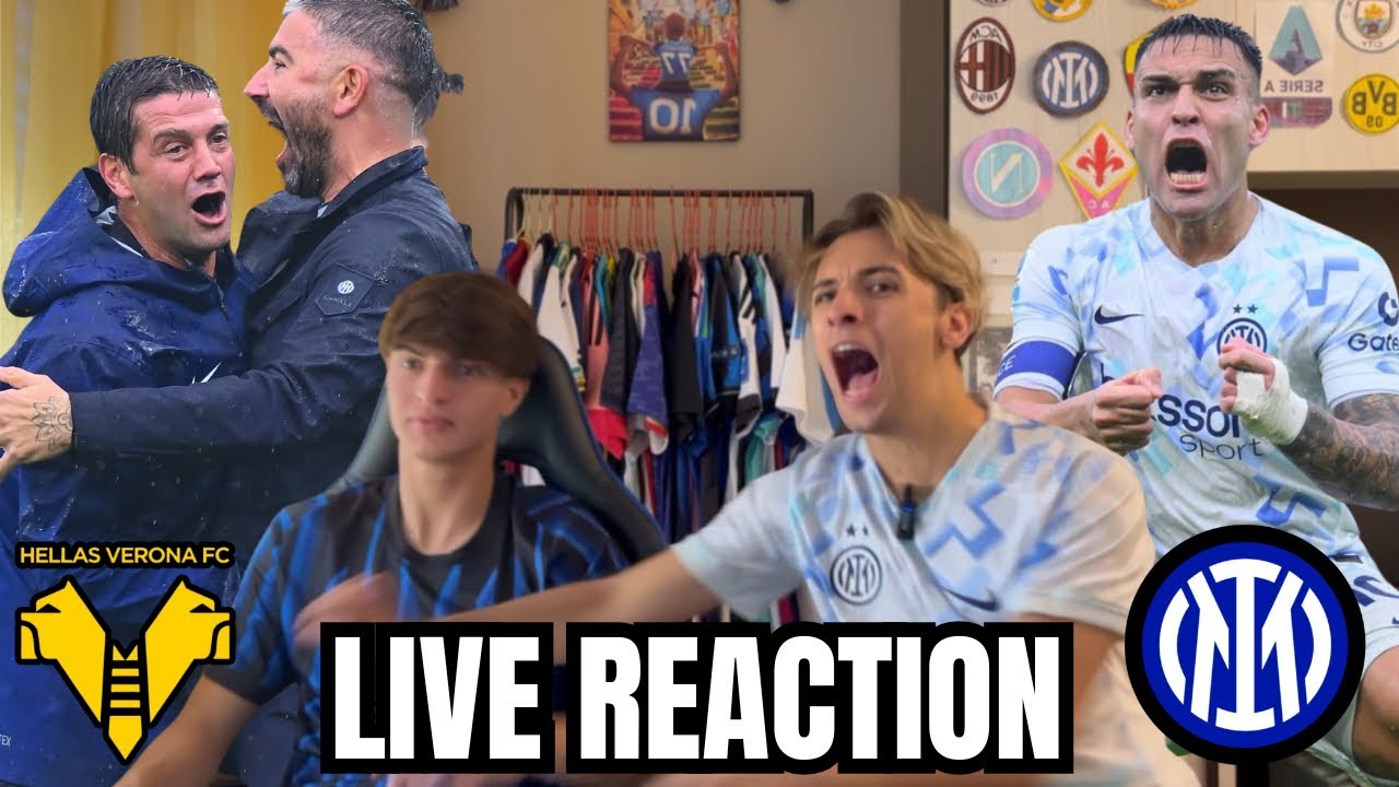 [NON CI CREDOO!!] HELLAS VERONA-INTER 1-2 LIVE REACTION