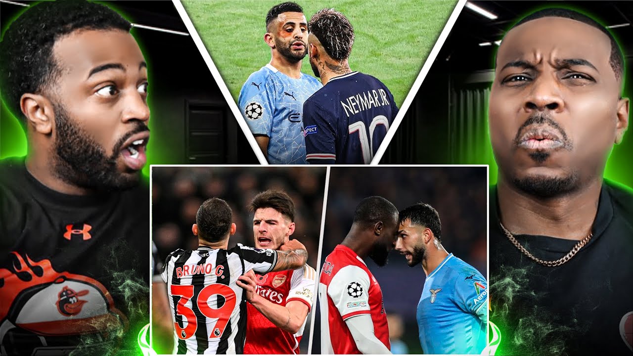 О боже, он его пнул. Грязные и подлые действия в футболе (РЕАКЦИЯ)