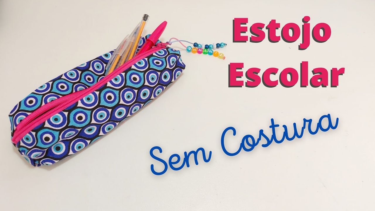 Estojo Escolar Sem costura