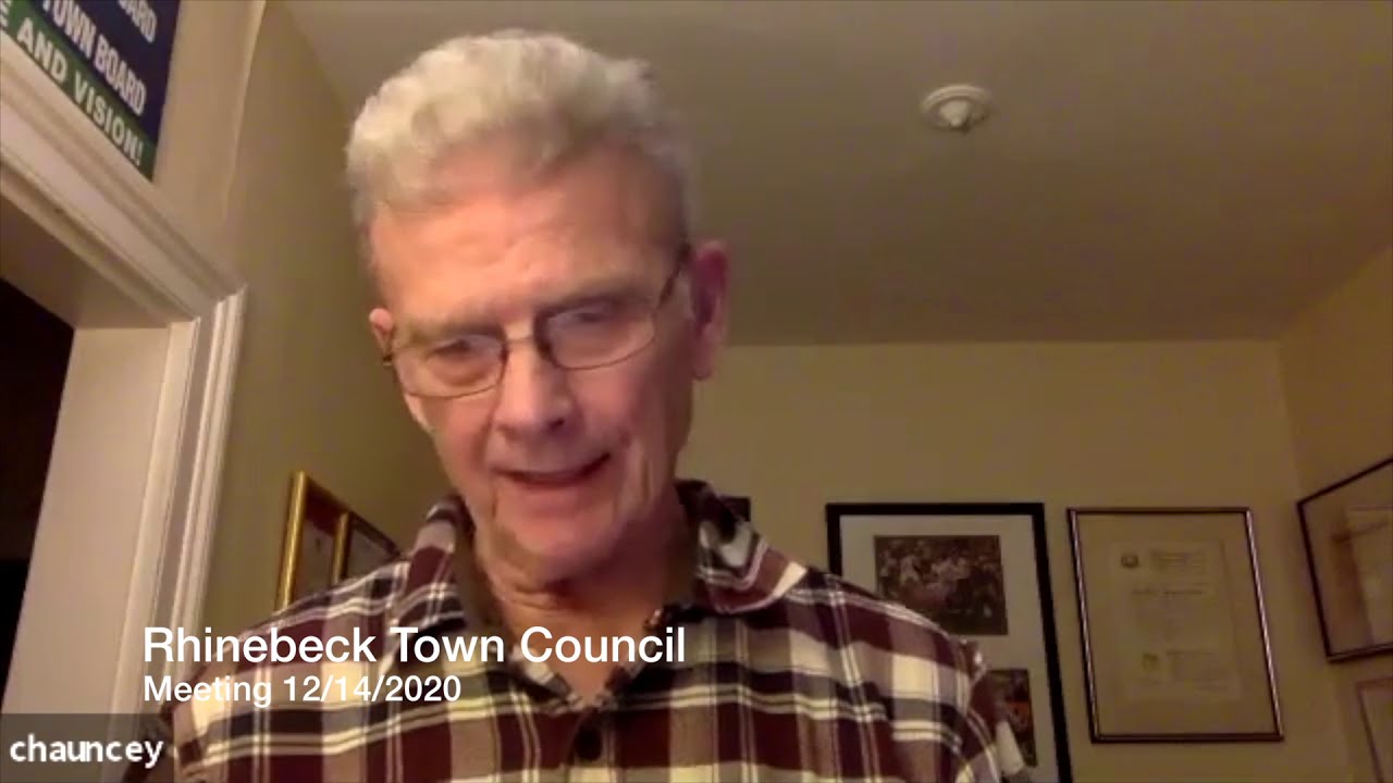 Rhinebeck Town Council Meeting 12/14/2020