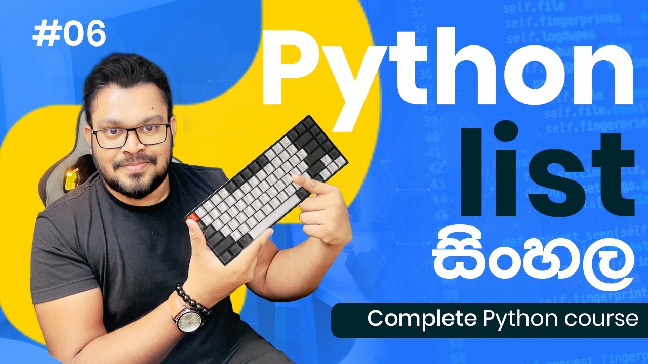 List #6 - Complete Python course sinhala 2023