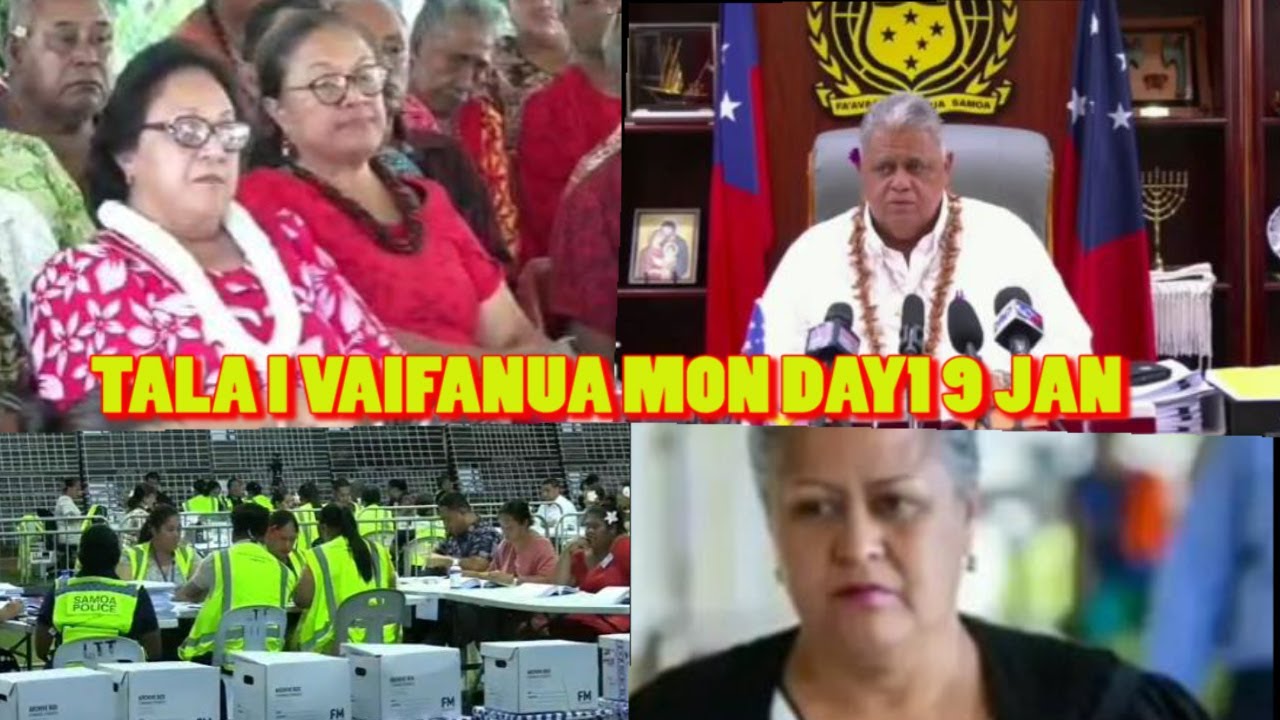 Monday 19 January Tala i Vaifanua - Leilua Ame Tanielu -Samoa Entertainment TV