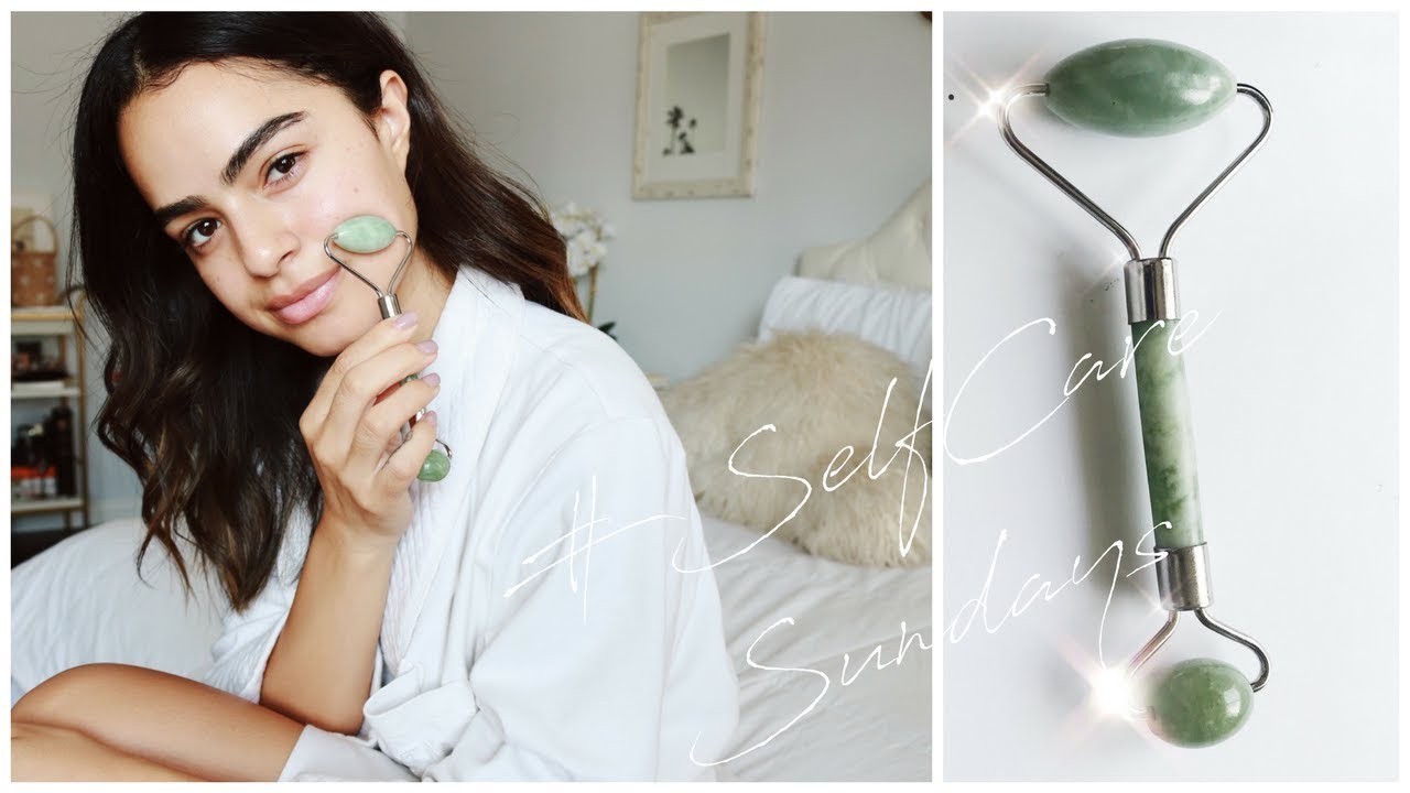 JADE ROLLER FACIAL MASSAGE | #SELFCARESUNDAY