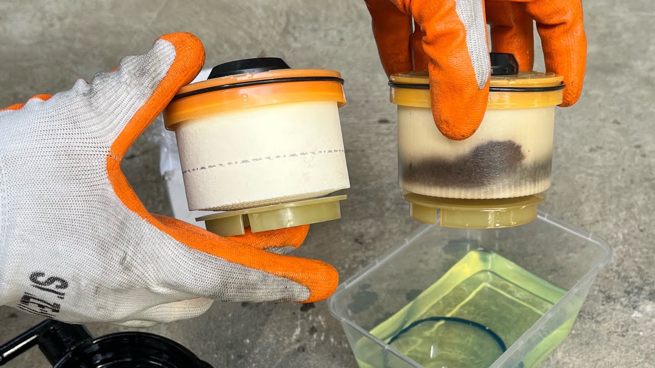 Fuel Filter Change 4N15 Mitsubishi Montero Pajero Strada 