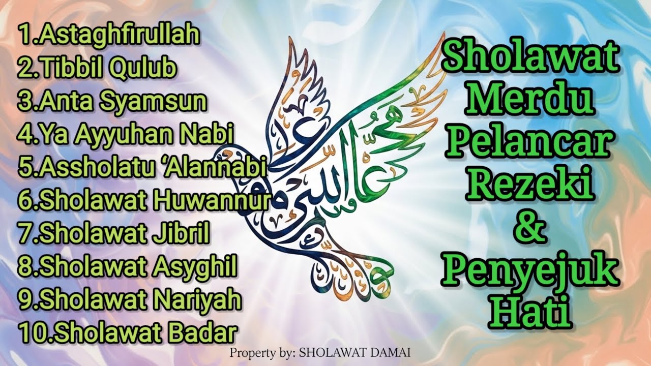 Sholawat Penarik Rezeki dan Ketenangan Batin | Dzikir Pelan Penuh Keberkahan