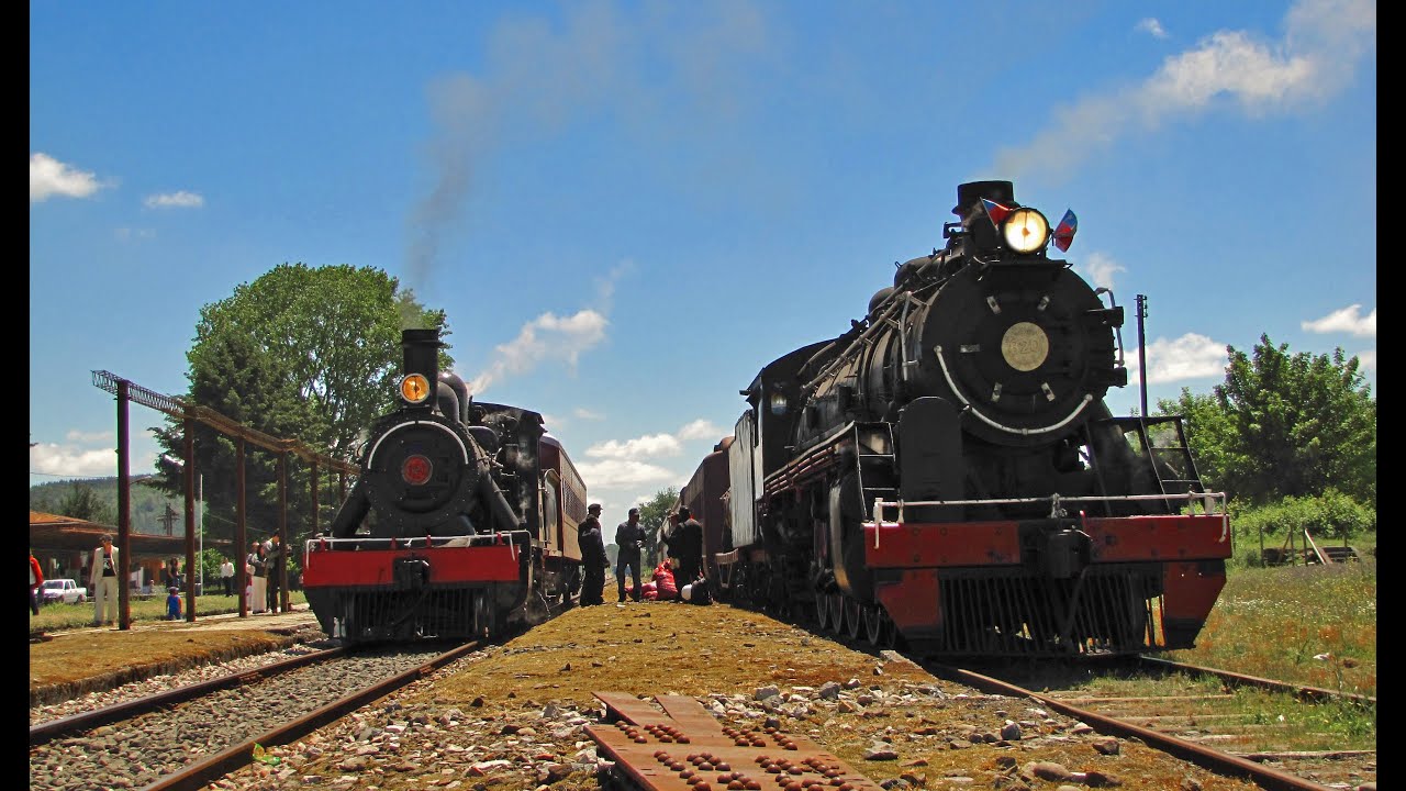 Tren Valdiviano y de la Araucanía se juntan. | Una gran reunión en la estación de Antilhue. #steam