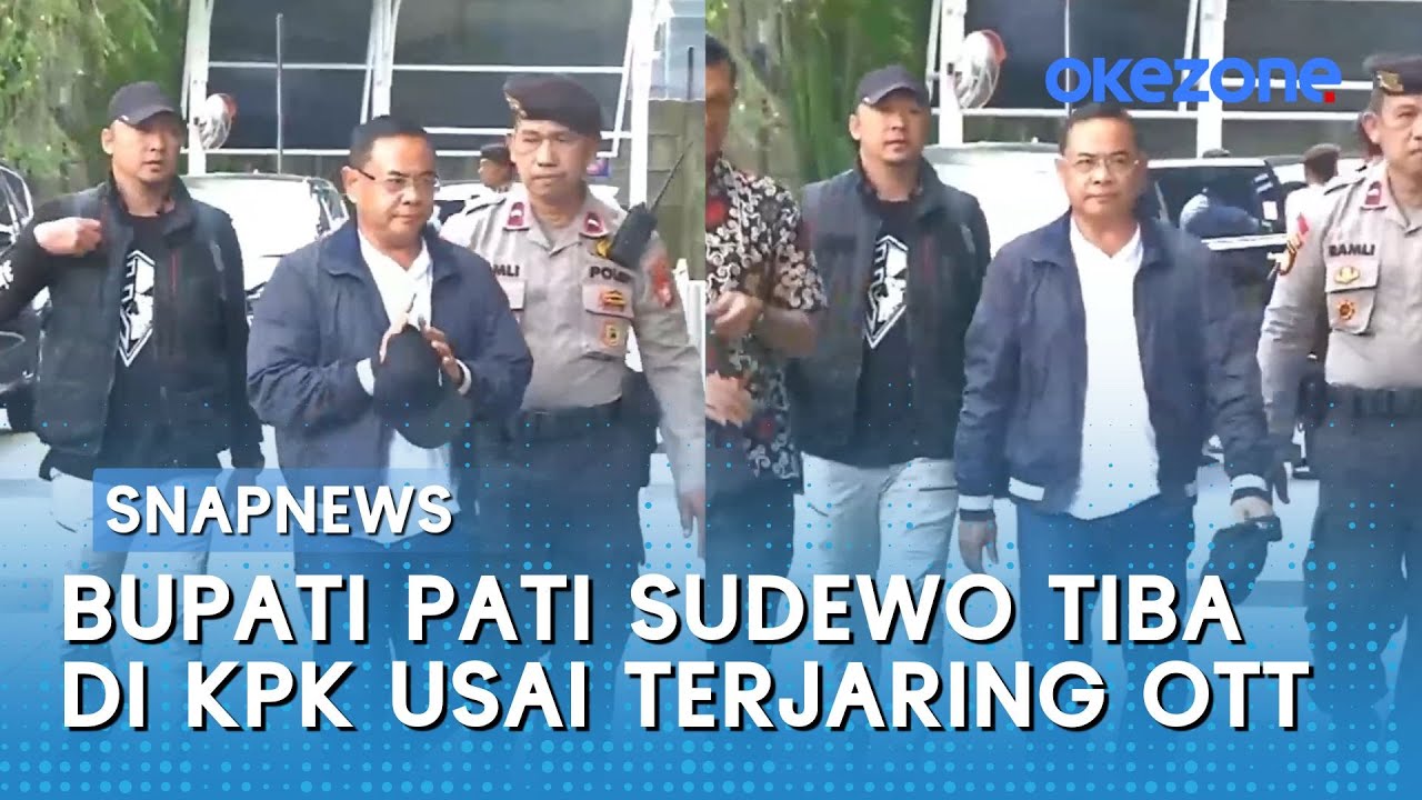 Bupati Pati Sudewo Tiba di KPK usai Terjaring OTT, Diam Seribu Bahasa | Snapnews