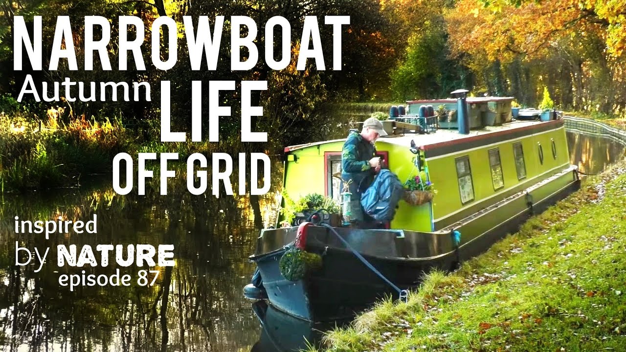 OFF GRID Narrowboat Life in Autumn - inspired by nature VLOG 87
