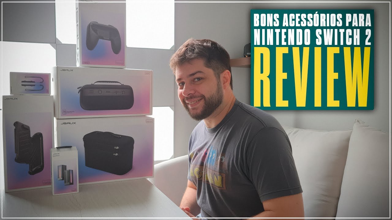 SWITCH 2 | REVIEW DE NOVAS CAPAS E ACESSÓRIOS JSAUX