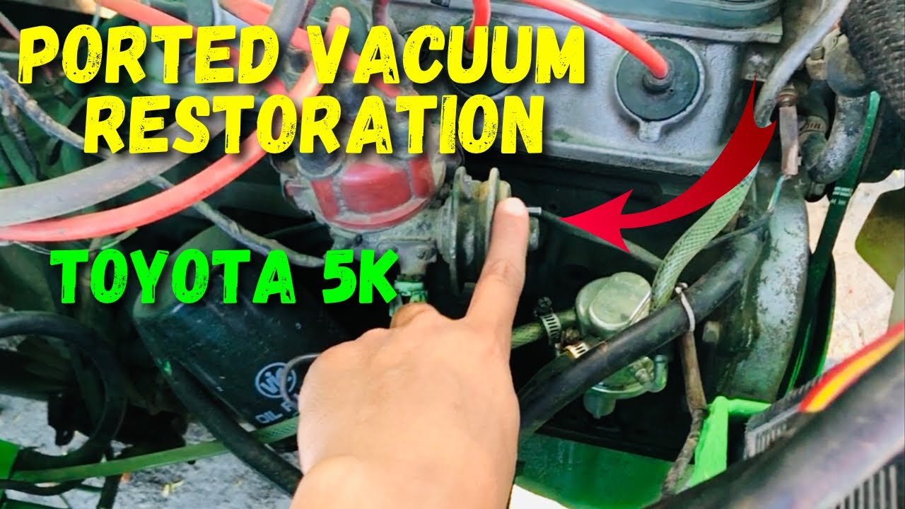 Paano Paganahin ang Ported Vacuum Advancer | Toyota 5k | OTJ PH