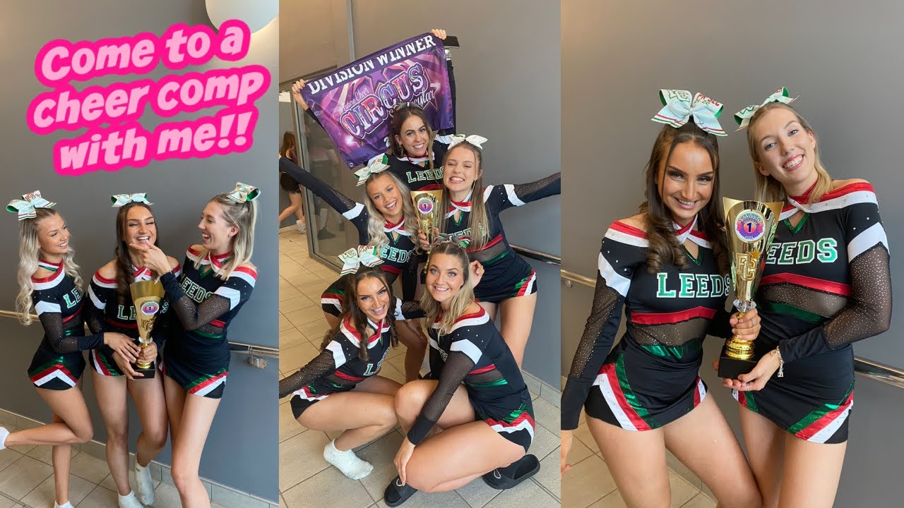 COME WITH ME TO A CHEER COMP!! Day in the life of a University of Leeds Cheerleader Vloggggg