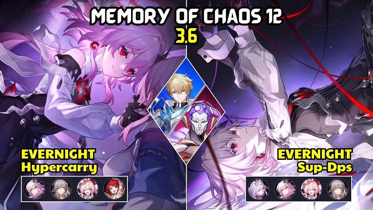 Memory of Chaos Floor 12 | E0 Evernight Hypercarry & Sup-Dps | Honkai: Star Rail v3.6
