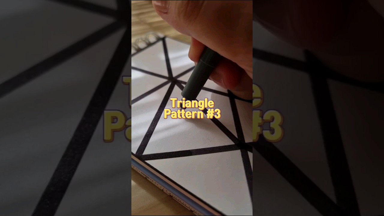 Super easy Zentangle pattern! #zenart #zentangle #zentangleart #stressrelief #artforbeginners #젠탱글