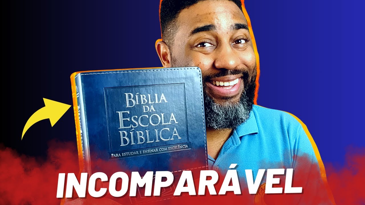 👑BÍBLIA DA ESCOLA BÍBLICA - Bíblia de Estudo para Professores | Flávio Sacramento
