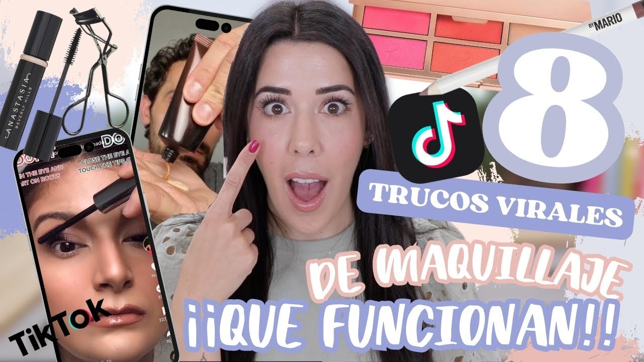 8 TRUCOS de MAQUILLAJE ¡¡ FUNCIONAN!! | Trucos TikTok