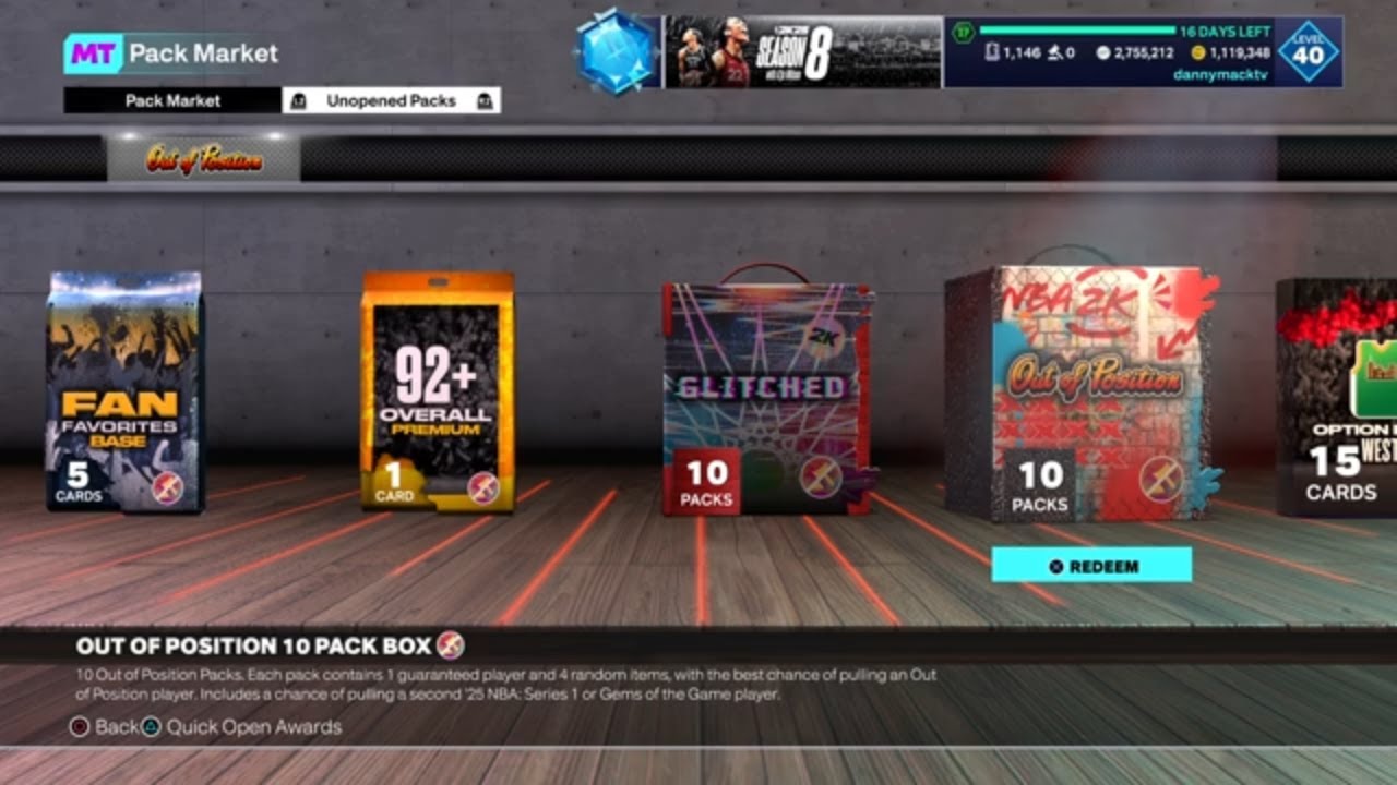 NEW OUT OF POSITION 10 PACK BOX OPENING!!! NBA 2K25 MYTEAM!!!