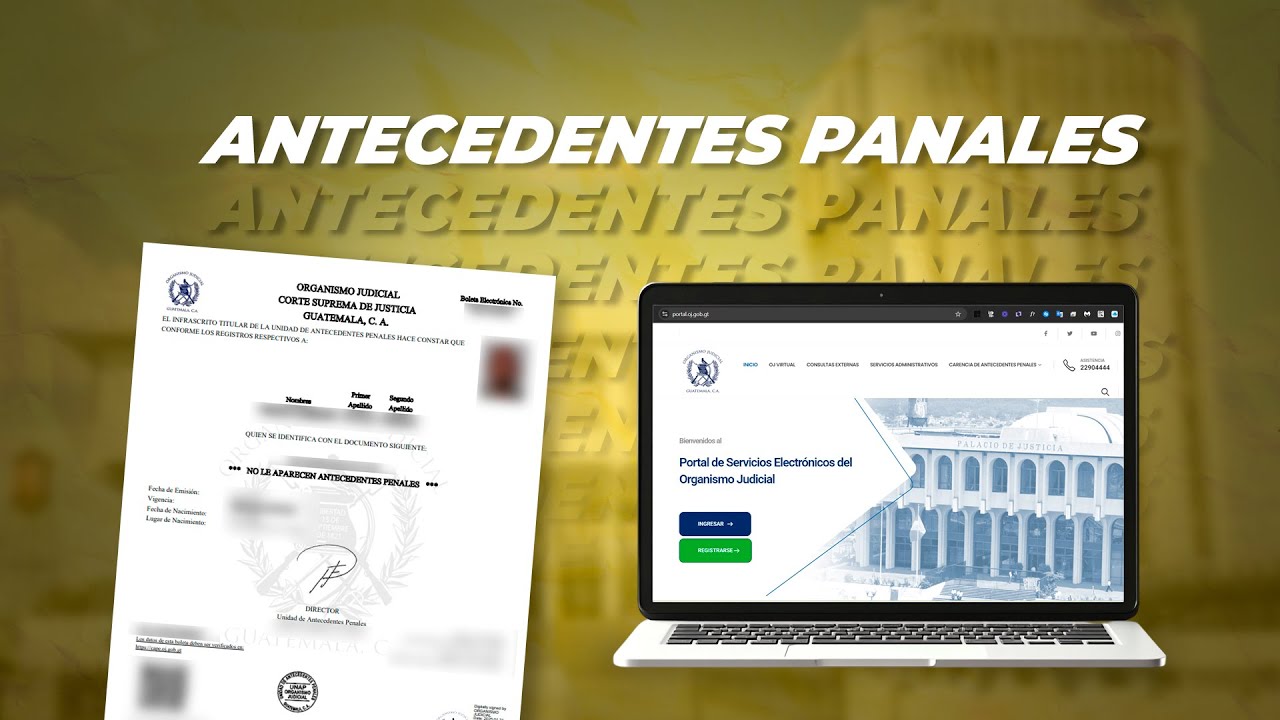 Cómo Obtener tus Antecedentes Penales en Línea en Guatemala | Paso a Paso ✅