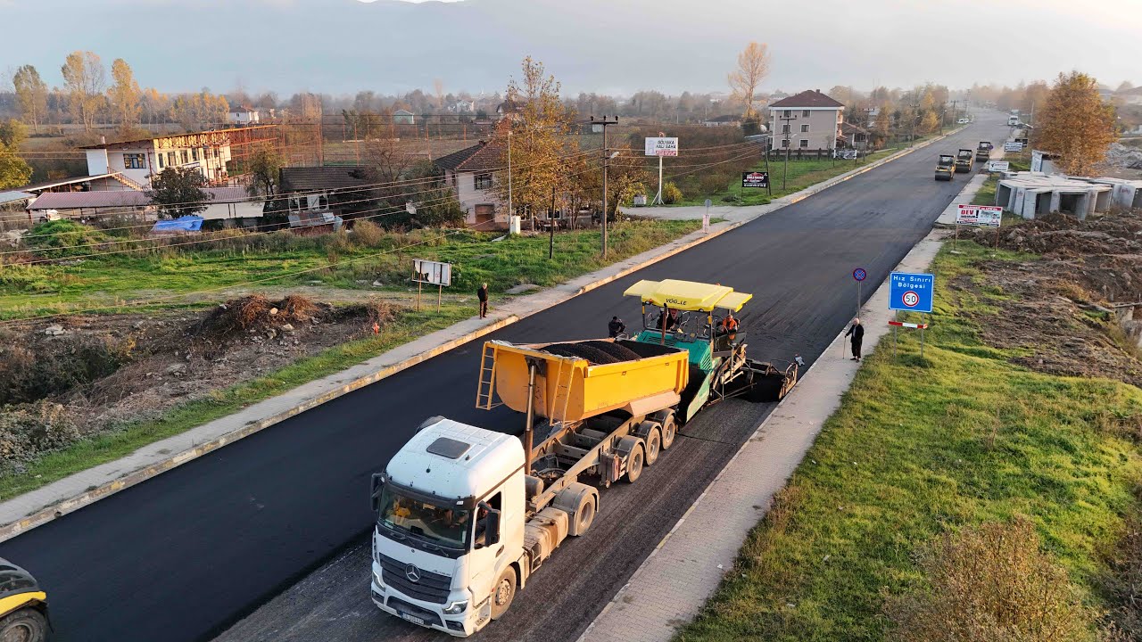 Gölyaka’da planlı asfaltlama çalışmaları devam ediyor