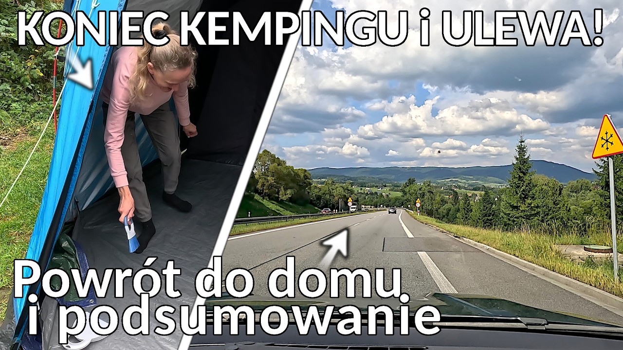 Koniec Kempingowania! Błoto, Deszcz, Powrót do Domu 😅⛺ i podsumowanie