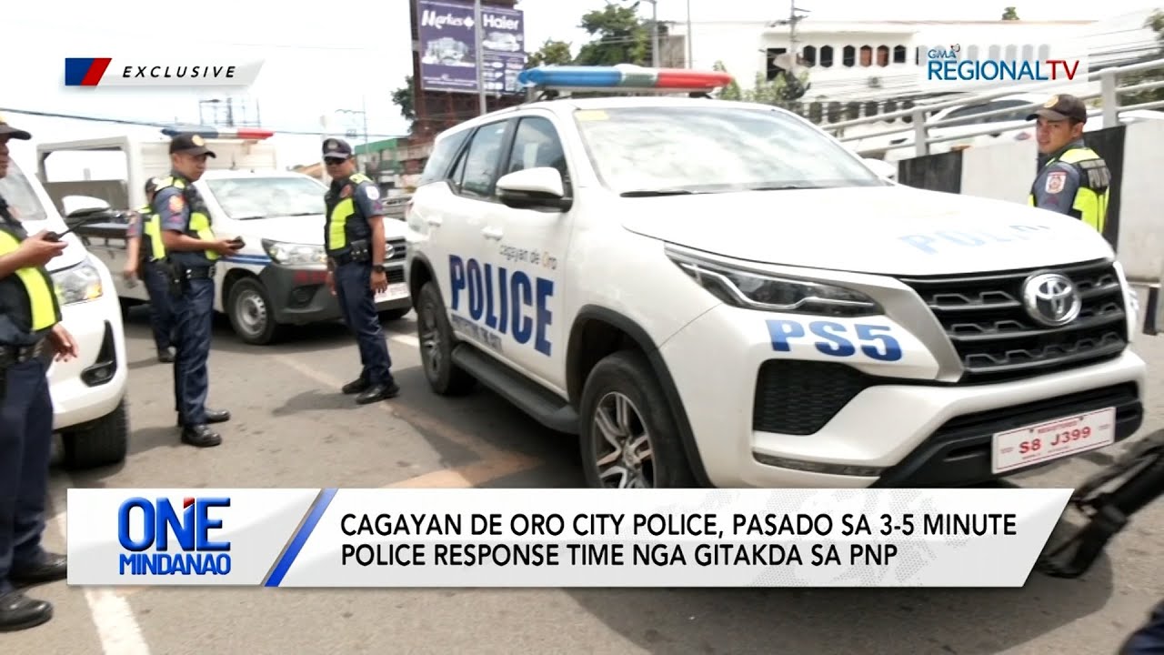 One Mindanao: 3-5 Minute Response Time sa kapulisan sa Cagayan de Oro City, gisulayan