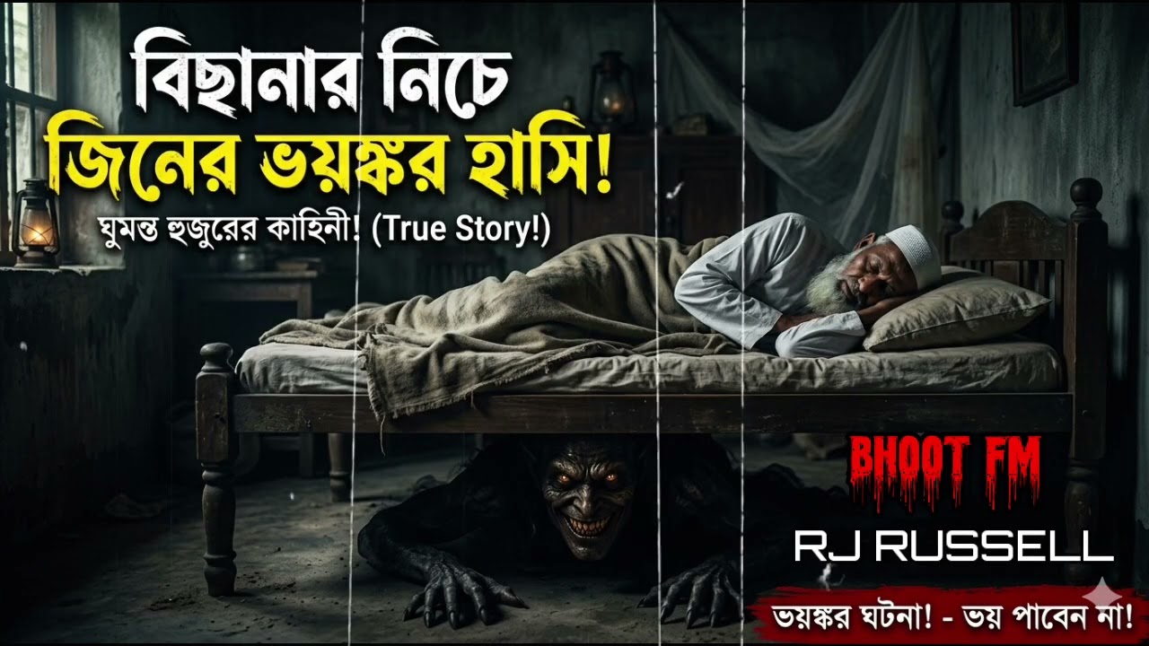 প্রতি রাতে হুজুরের খাটের নিচ থেকে বের হয়ে আসে কিন্তু হুজুর বুঝতেও পারে না।||Bhoot FM