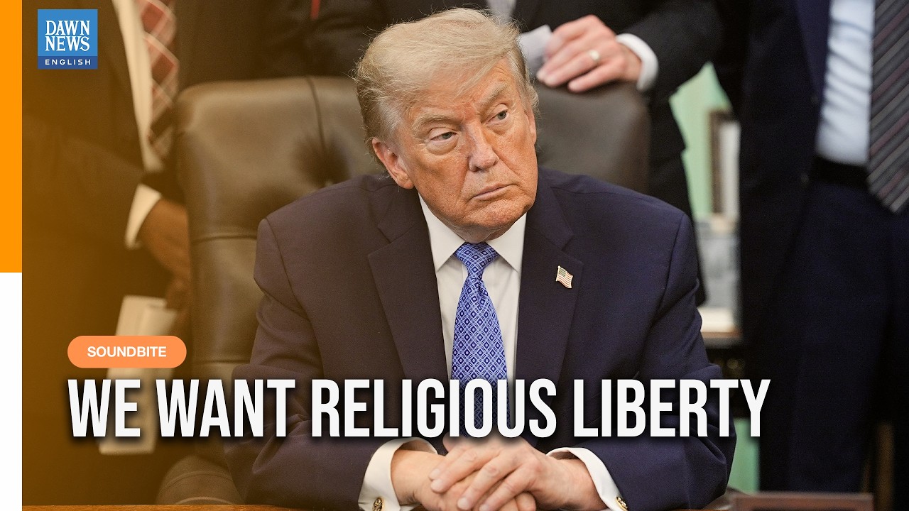 US President Trump Pledges to Protect Religious Liberty in America | Dawn News English