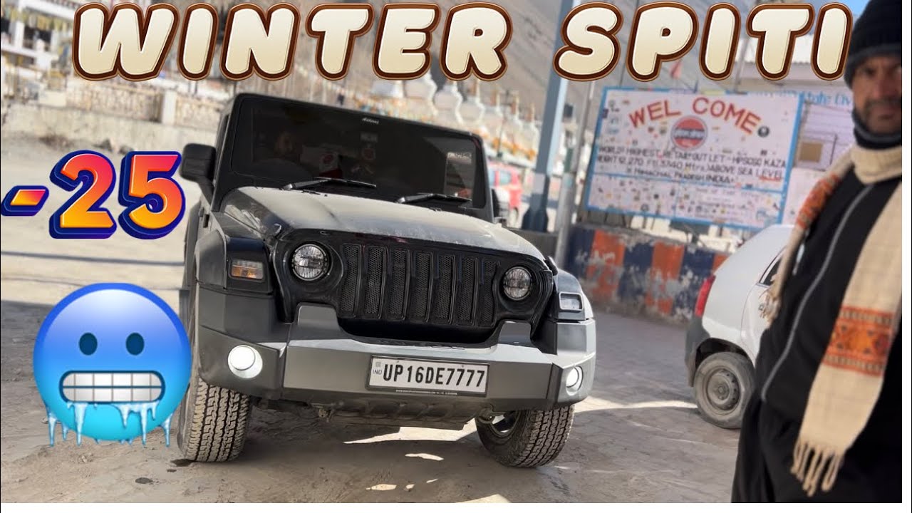 KAZA 🥶| EP. 04 | WINTER SPITI SEASON | World’s Highest Post Office, ⛽️  Petrol Pump, Restaurant