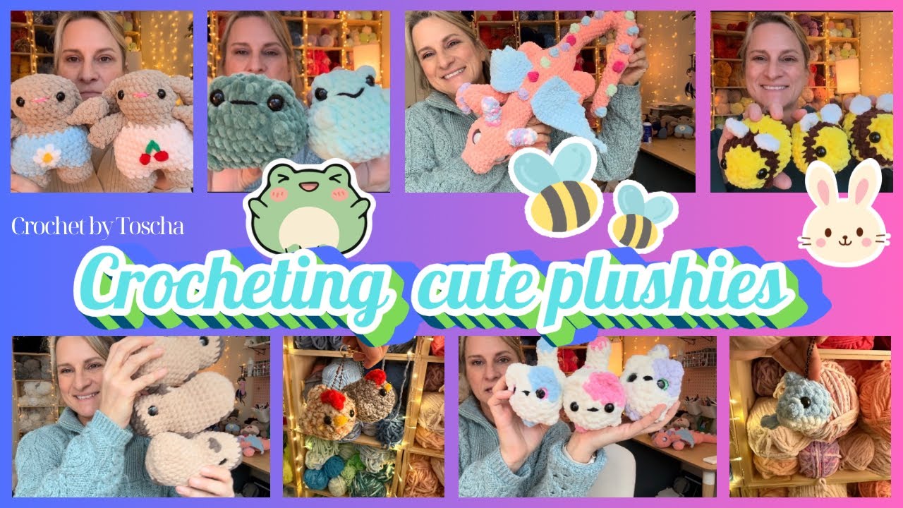 Making loads of Plushies! Weekly crochet vlog!