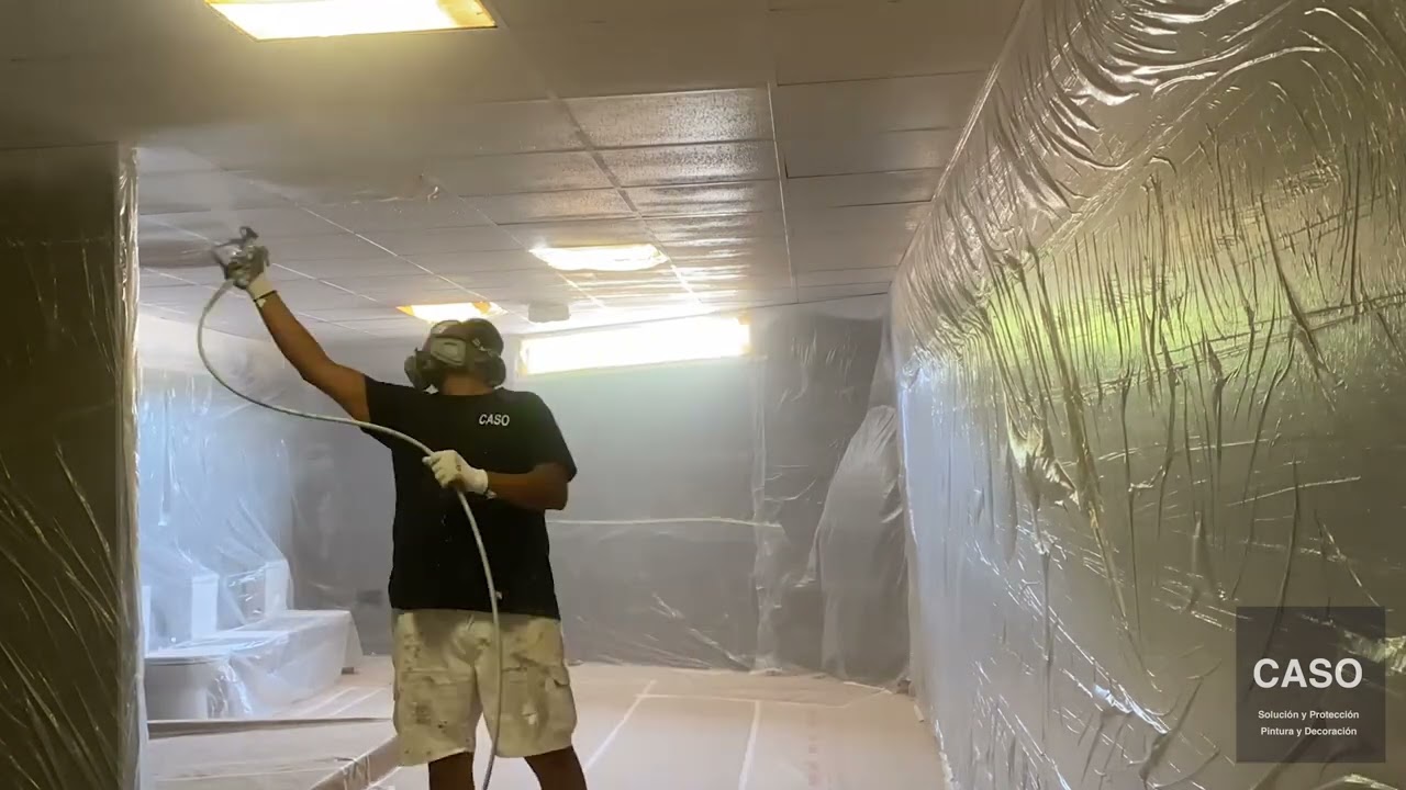 &iquest;COMO PINTURA UN TECHO DESMONTABLE?