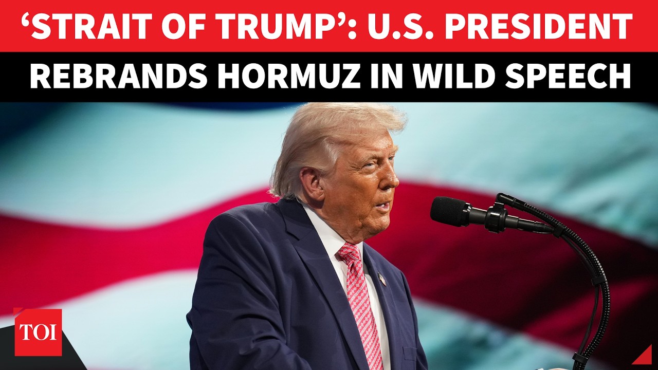 Trump&rsquo;s SHOCK DECLARATION, Renames Strait Of Hormuz After Himself Mid-Speech; Iran Explodes In Fury