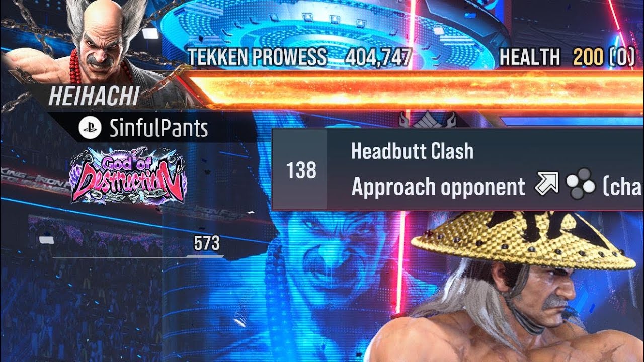 Heihachi's Underrated Grab, Headbutt Clash
