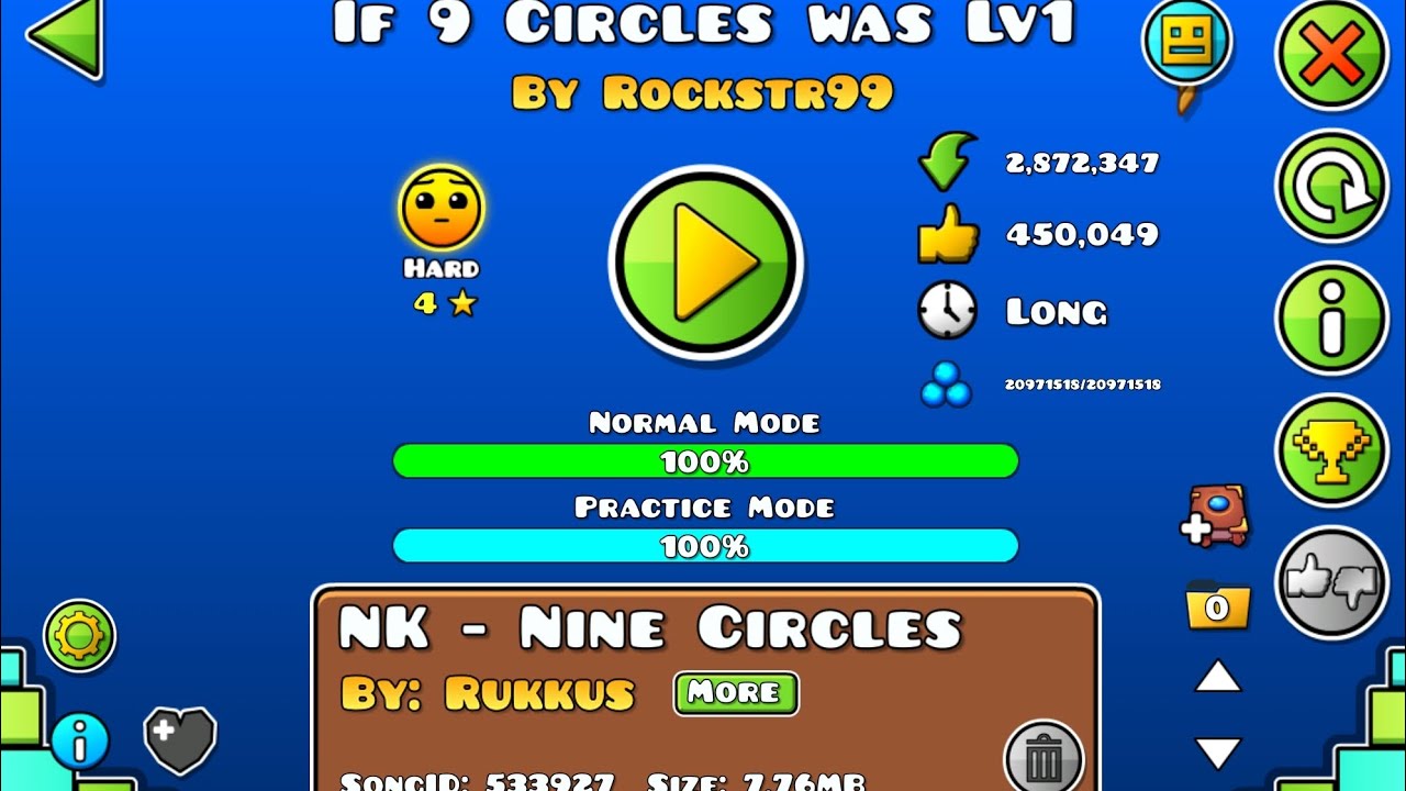If 9 Circles was Lv1 COMPLETATO! 