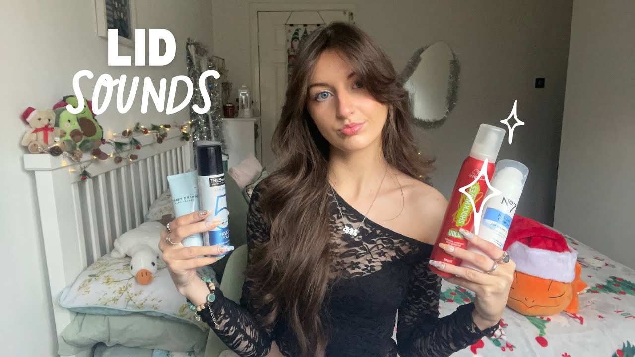 ASMR Lid sounds assortment🍶 (whispers, tapping, rambles)