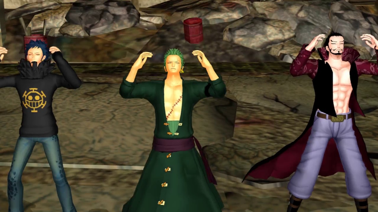 [One Piece MMD] Disturbia (Law, Zoro, Mihawk)