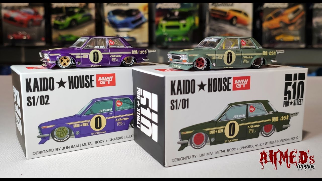 Kaido House / Mini Gt - Datsun 510 Pro Street S1/01; 02